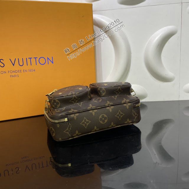 LOUIS VUITTON專櫃新款包包 路易威登Utility Crossbody手袋 LV零錢包肩帶手提肩背斜挎女包 M80446  ydh4077